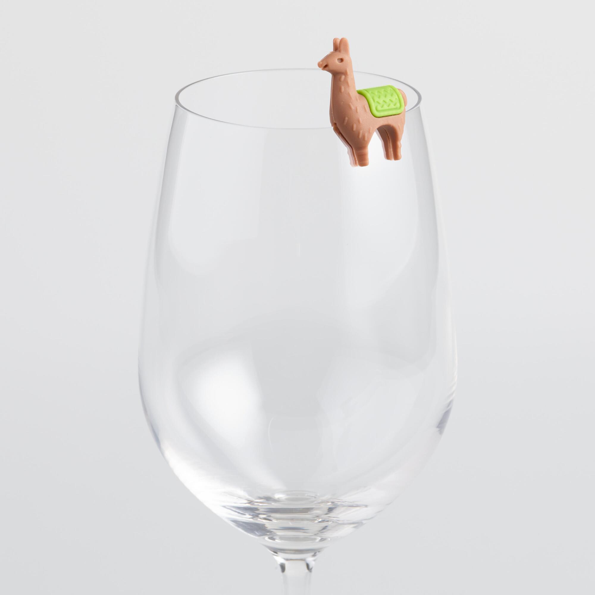 Llama Glass Markers 6 Pack by World Market