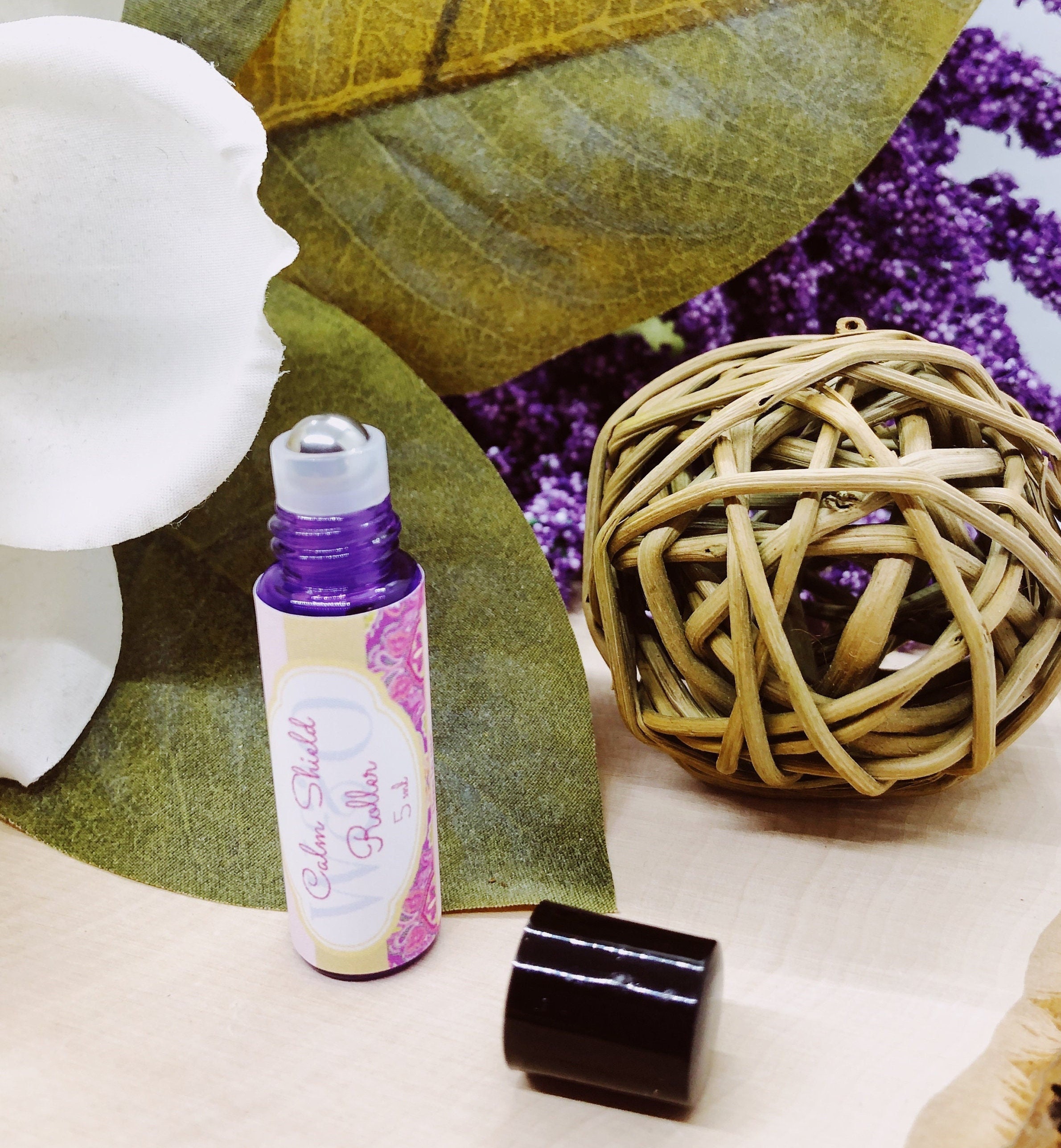 Calm Shield Roller - Essential Oil Blend Calming Relaxation Aromatherapy