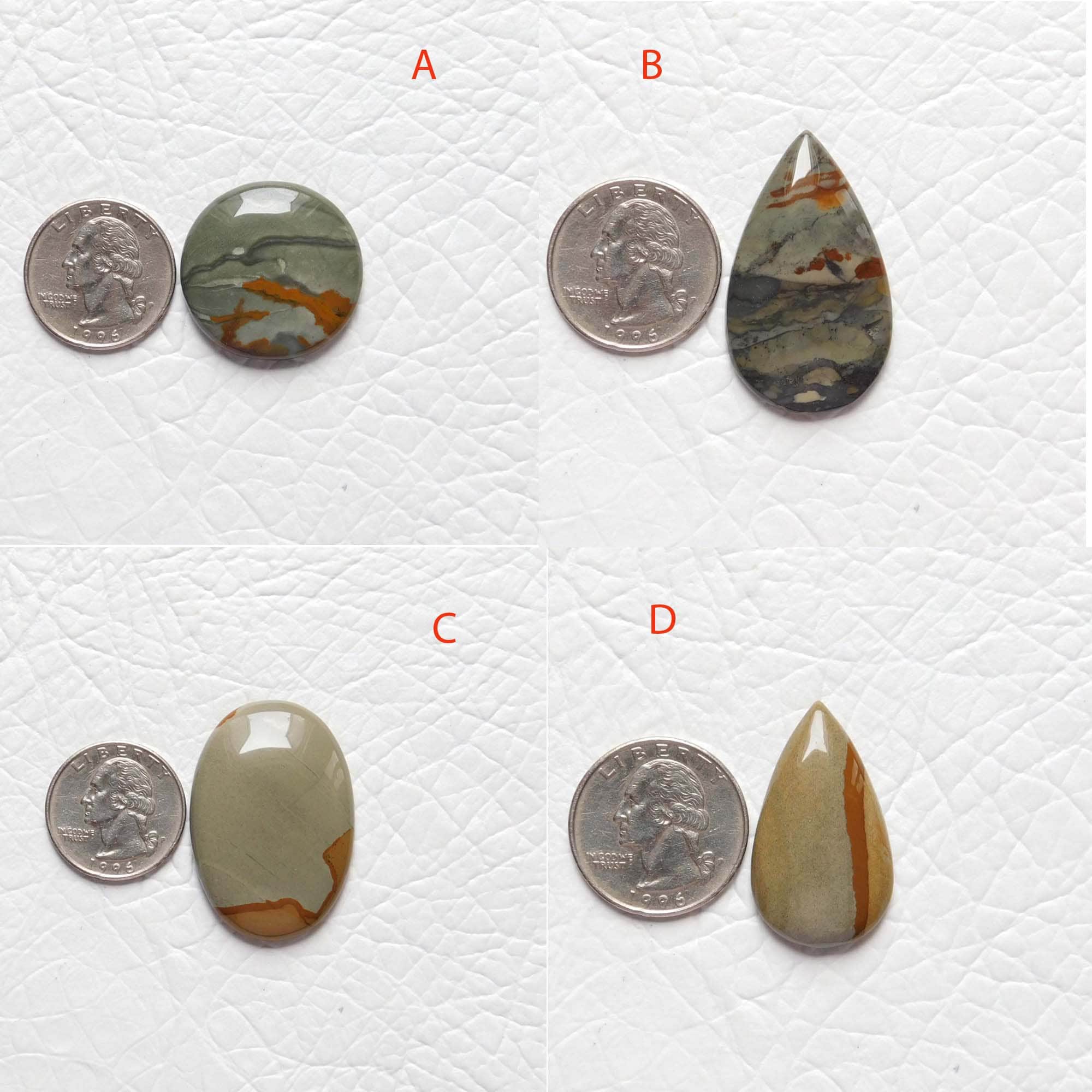 American Picasso Jasper Cabochon Mix Shape & Size Top Quality Loose Gemstone For Ring Pendant Size Jewelry
