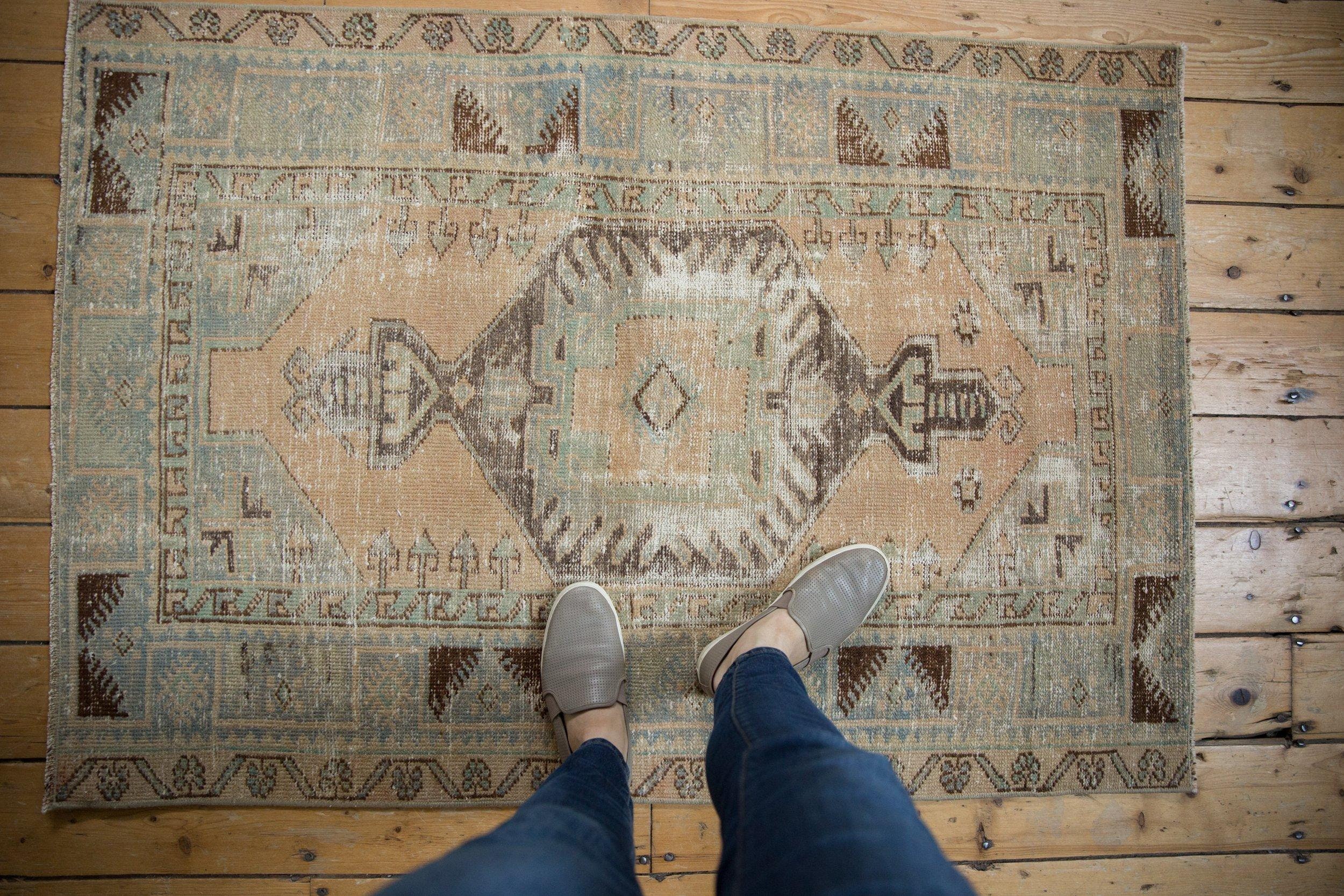 3x4.5 Vintage Distressed Oushak Rug