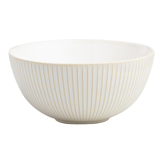 White Textured Ceramic Avery Bowl Set Of 2 - Stoneware by World Market
