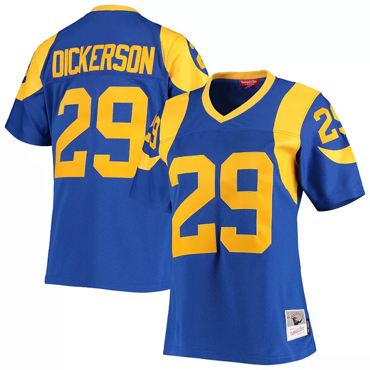 Women's Mitchell & Ness Eric Dickerson Royal Los Angeles Rams Legacy Replica Team Jersey, Size: Large, Blue
