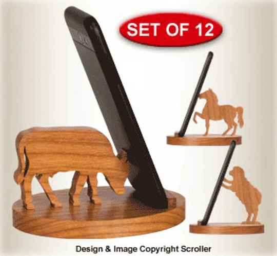 Pattern(S Only - Farm Animal Cell Phone Stands Pattern Set