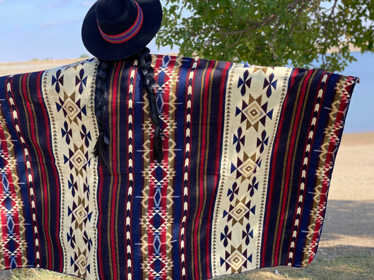Alpaca Wool Blanket Blend | Mother's Day Gift Idea Native Throw Unique Washable Boho Bedding