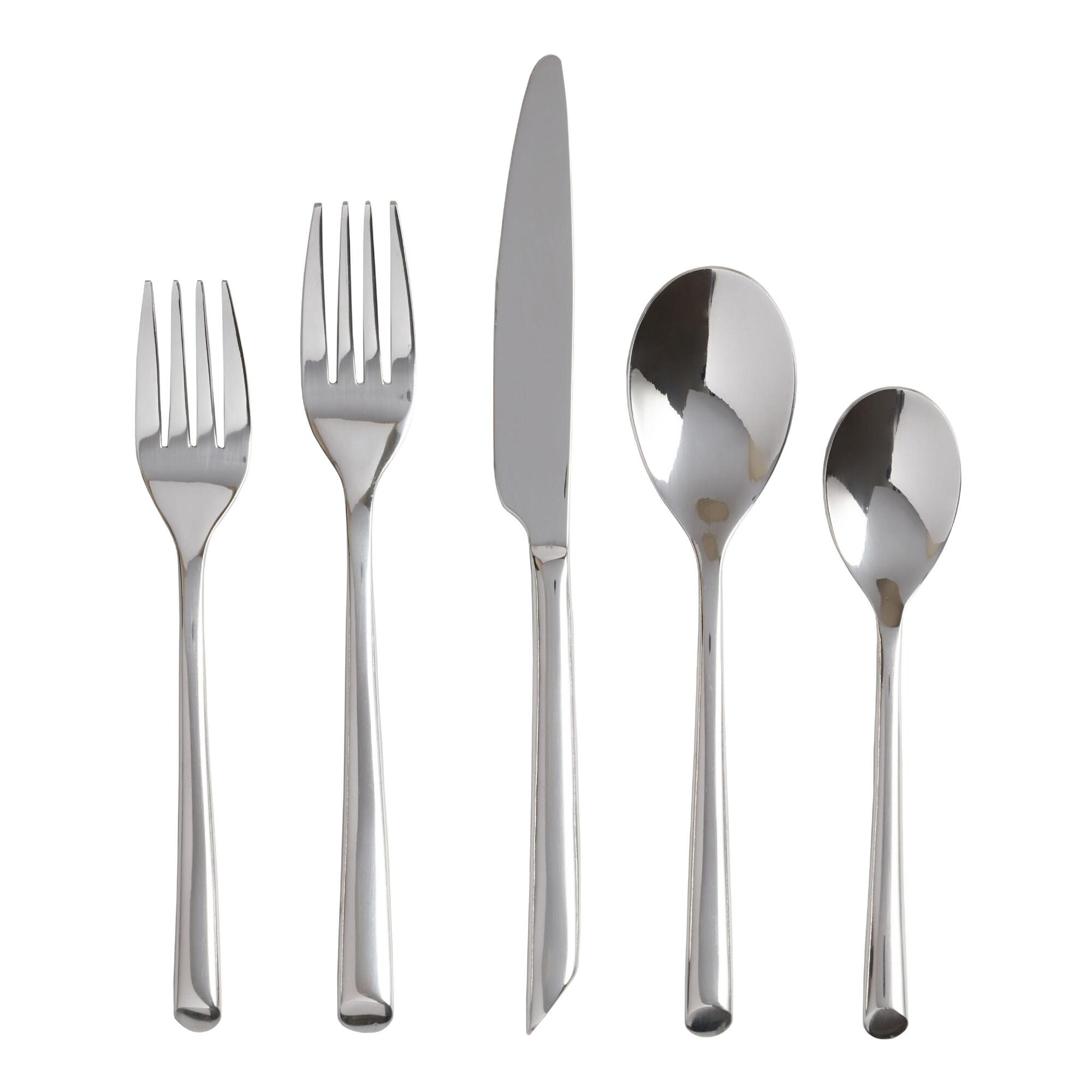 Silver Wave Flatware Collection by World Market