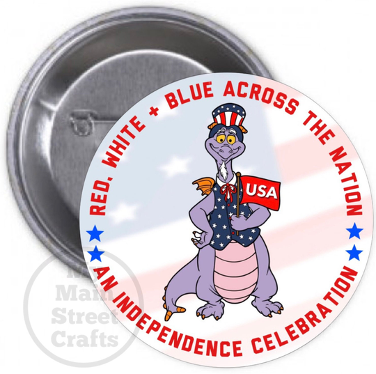Figment 4Th Of July Button