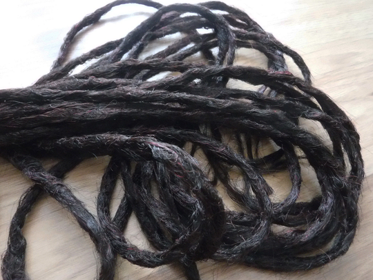 Synthetic Dreadlocks - Custom Color Blend Nightshade Crocheted Natural Texture Dreads Made To Order
