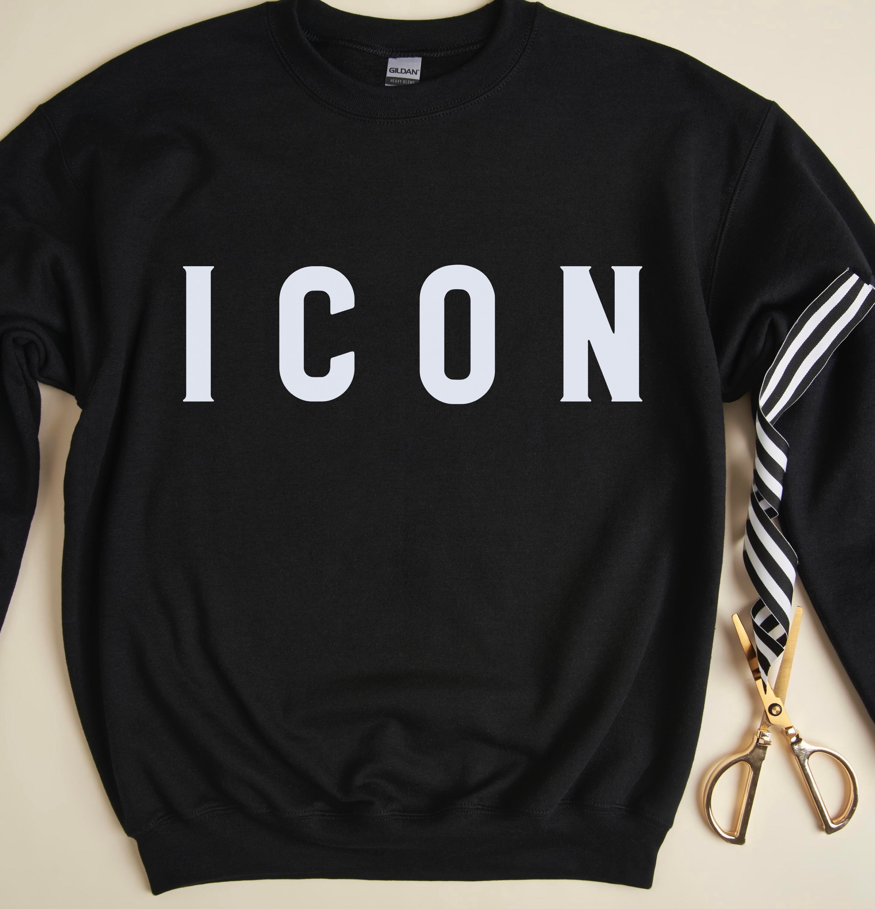 David Rose Icon Creek Mens Heavy Blend Crewneck Sweatshirt Rosebud Motel Apothecary Sweater