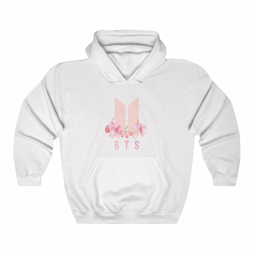 Kpop Logo Unisex Heavy Blend Hooded Sweatshirt