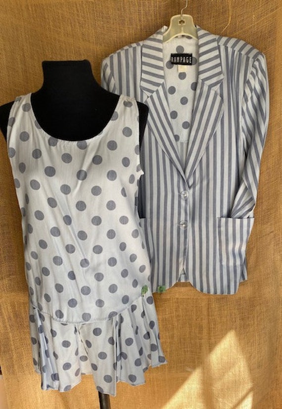 Rampage 1990's 3-Piece Romper With Matching Jacket