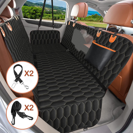 Dog Car Seat Cover For Back Seat, 5-In-1 Waterproof Suv, Pet Cover, Nonslip Covers Backseat