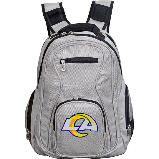 Los Angeles Rams Premium Laptop Backpack, Grey