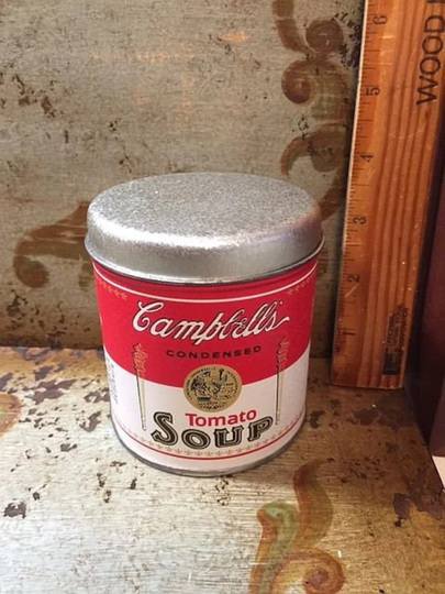 Cute Vintage Campbells Tomato Soup Metal Tin Box 1993 Food Advertising