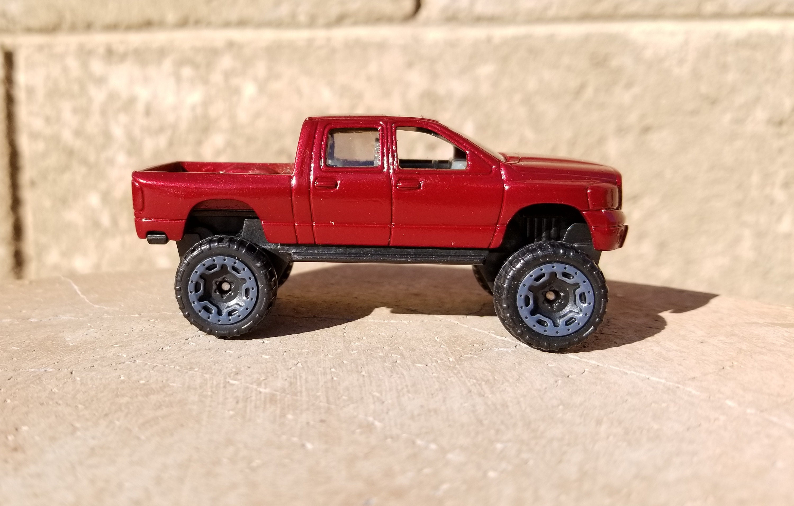 Christmas Ornament, 1990's Dodge Ram 1500 Pickup Truck Accessories 4x4 Off Road Mirror Charm, Retro Style, Camping, Lifted, Mopar