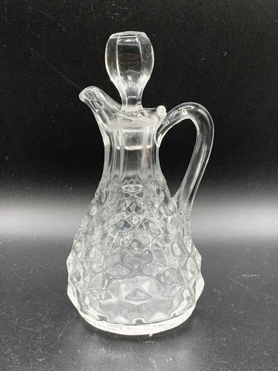 Vintage Fostoria American Pattern Elegant Glass Vinegar Cruet 5Oz 236 With Stopper So Amazing Add To Your Collection