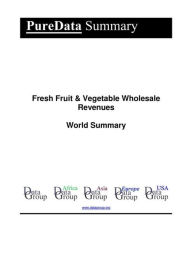 Fresh Fruit & Vegetable Wholesale Revenues World Summary: Market Values & Financials by Country Editorial DataGroup Author