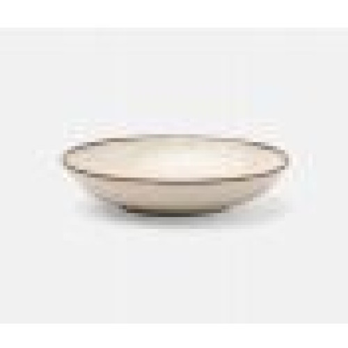 Blue Pheasant Amaya Speckled Ivory Pasta/Soup Bowl, Pack Of 4