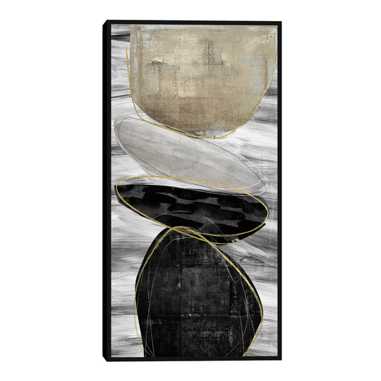 Stagger by Nikki Chu Framed Canvas Wall Art: Multi - Large by World Market