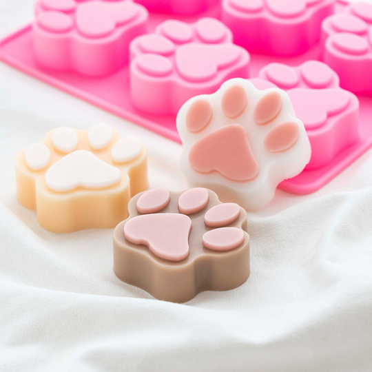 Ram's Horn Molds Set Of 6 Pcs For Mousse Cake Handmade Soap Lotion Bar Making Diy Cat's Paw