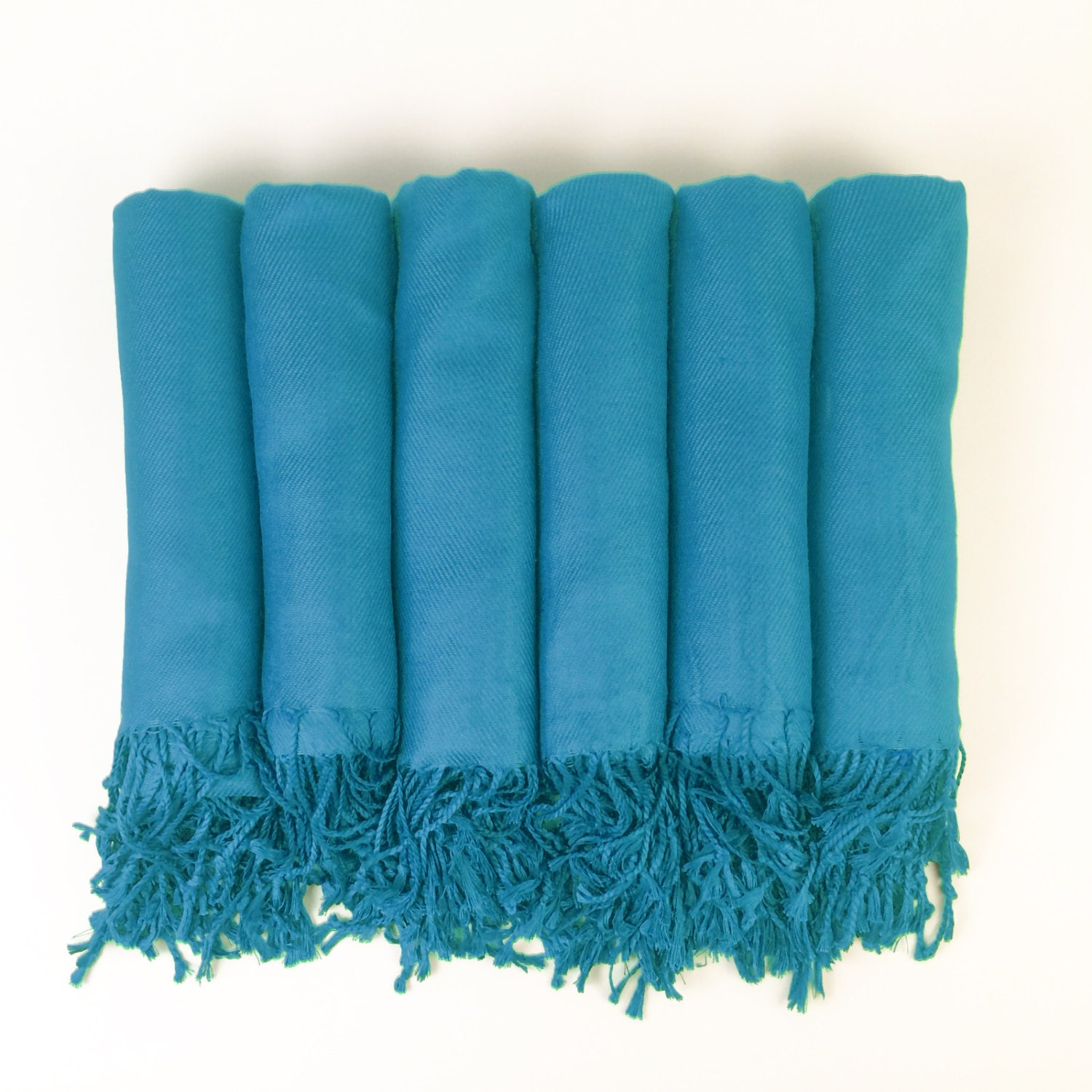 Pashmina Shawl Marine Blue Bridesmaid Gift, Wedding Favor, Bridal Party Gift - Monogrammable Sorority