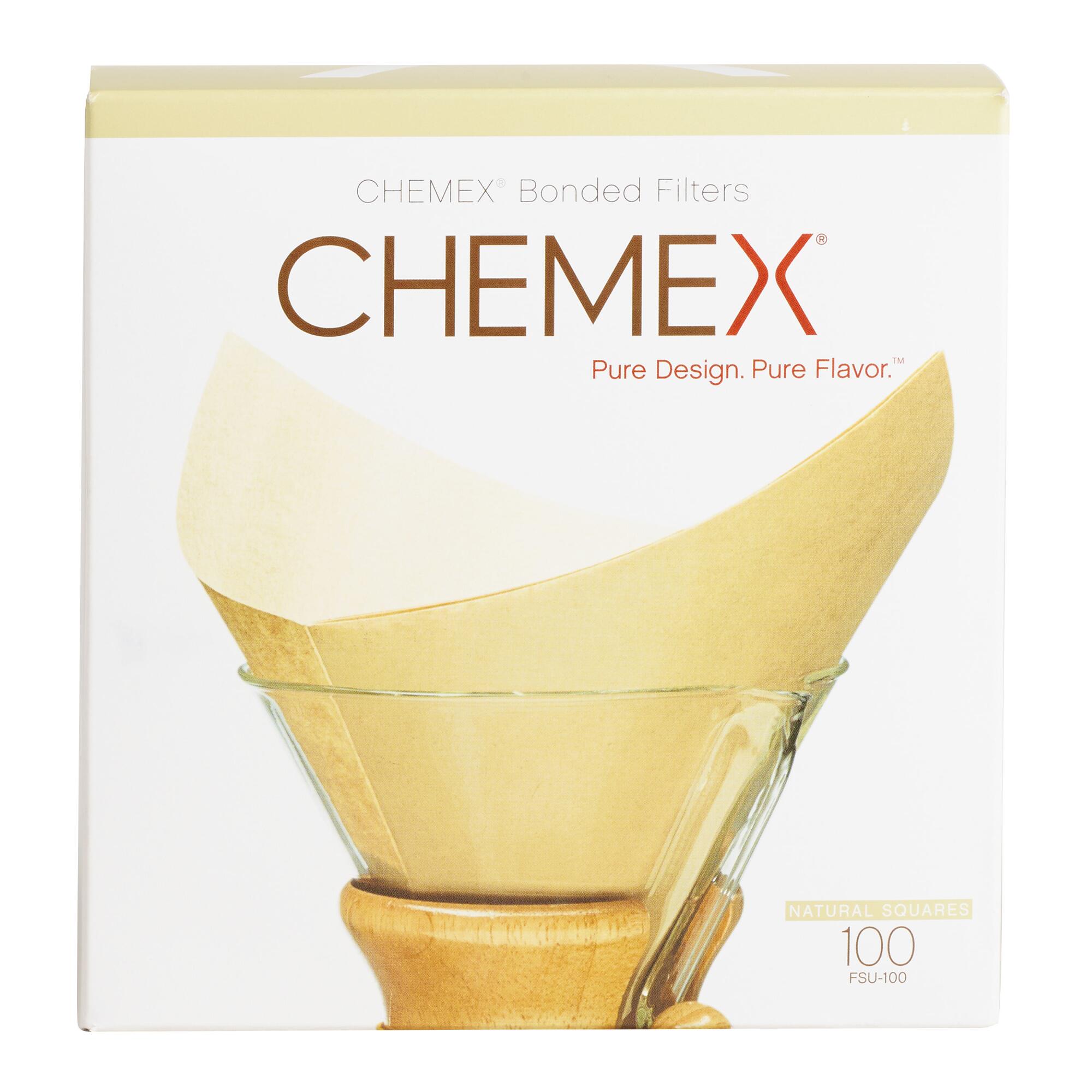 Chemex Unbleached Coffee Filters 100 Count - Paper by World Market