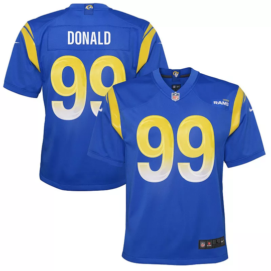 Youth Nike Aaron Donald Royal Los Angeles Rams Game Jersey, Boy's, Size: Youth XL, Blue
