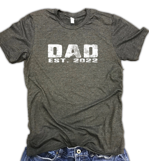 Dad Est 2022 Soft Blend Unisex Shirt - Expecting Dad Shirt, New Gift, Daddy Shirt, Dad Shirt Christmas