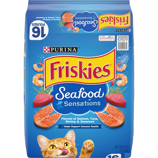Nestle Purina Friskies Seafood Sensations Cat 16 lb | 005000057577