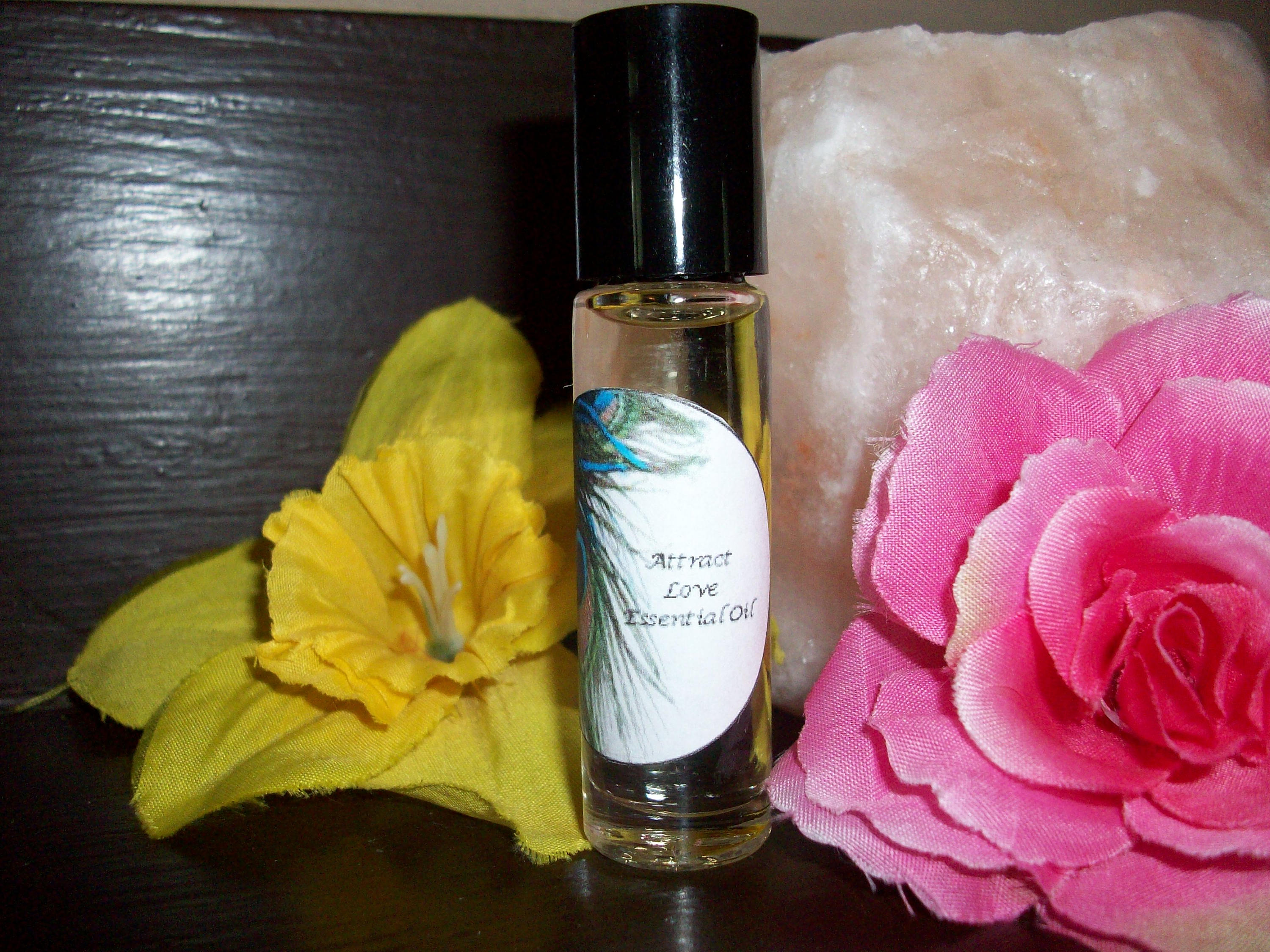 Attract Love Blend Essential Oil 1/3 Oz Roller Bottle