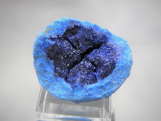 Cool Azurite From South Ural, 27mm Jewelry Faceting Pendant