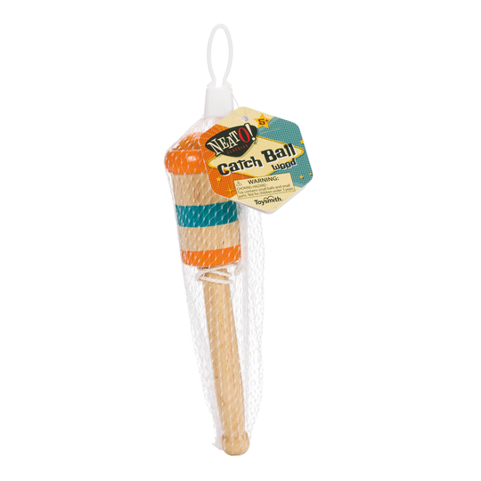 Toysmith Wooden Catch Ball Toy Set of 2 by World Market