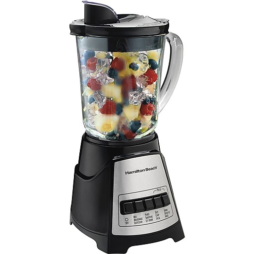 Hamilton Beach Power Elite Blender with Easy-Pour Spout, Black (58148)