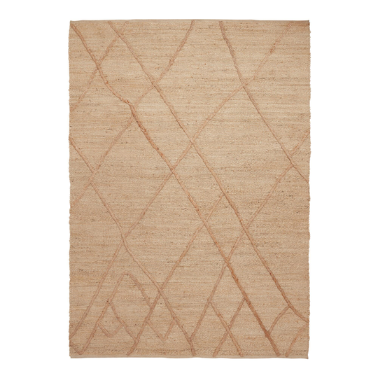 Natural Jute Moroccan Style Kas Area Rug - 6' x 9' by World Market