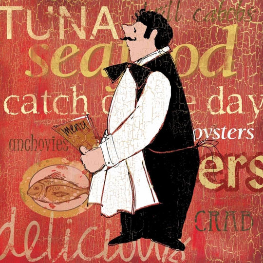 Fresh Seafood Poster Print by Carol Robinson - Item # VARPDX14521 - 24 x 24