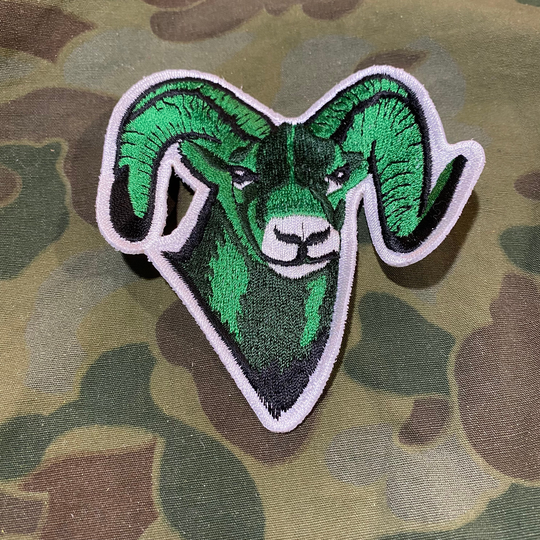 Vintage Varsity Ram's Head Patches