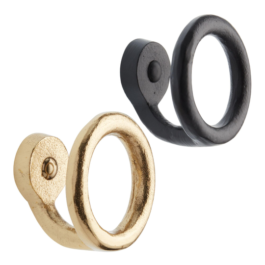 Circular Metal Wall Hook: Gold by World Market