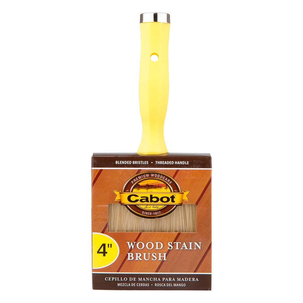 Cabot Natural Bristle- Polyester Blend Flat 4-in Paint Brush | 140.0000061.000