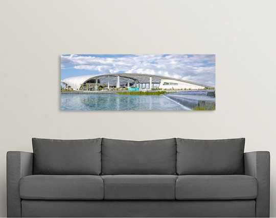 Sofi Stadium Panoramic, Super Bowl Gift, La Rams, Los Angeles Football, Chargers, Over Sofa Art, Framed/Unframed Canvas/Prints