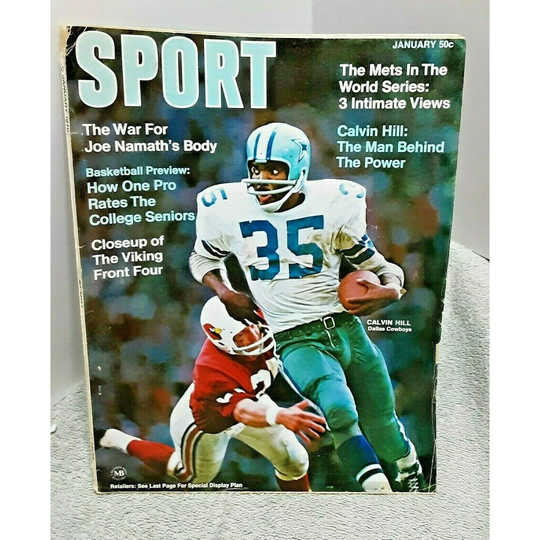 Sport Magazine January 1970 Calvin Hill Dallas Cowboys Vikings Front Four More
