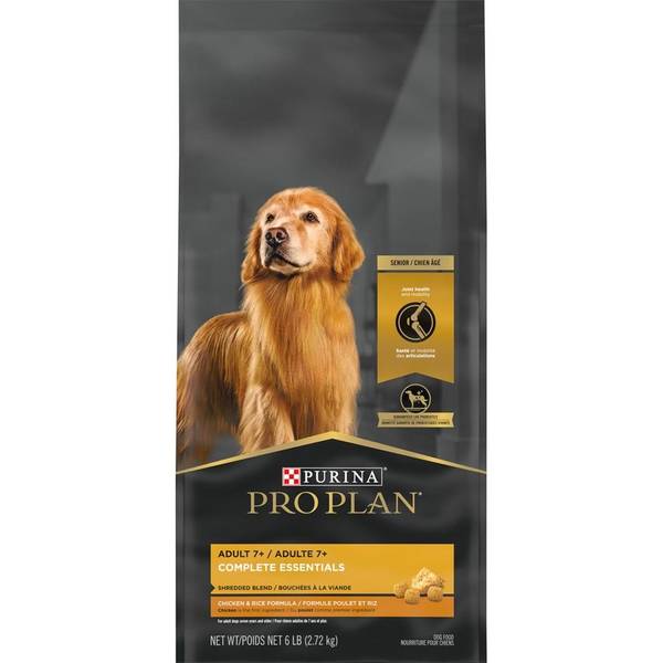 Purina Pro Plan Savor Shredded Blend Chicken & Rice Senior Dog Food