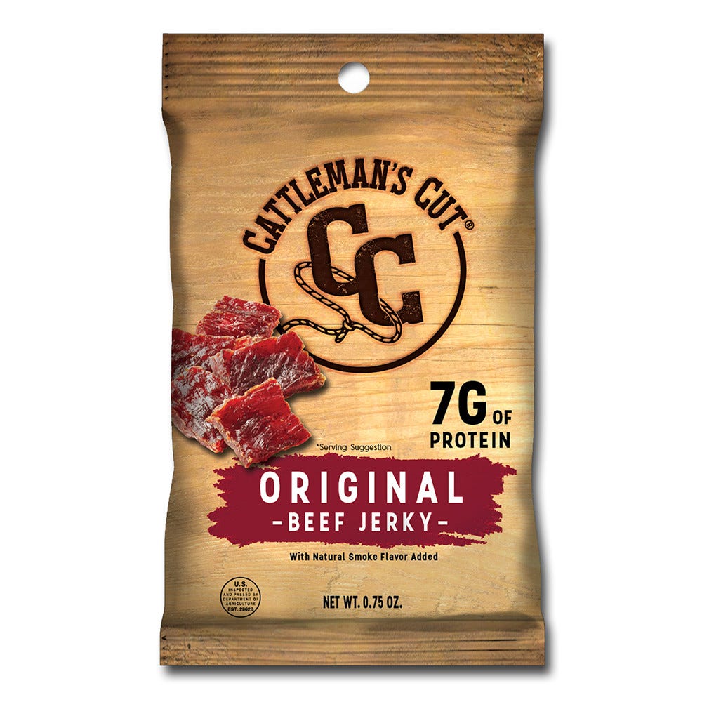 Cattleman's Cut Beef Jerky, Original - 0.75 oz