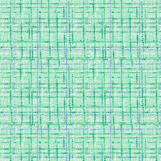 Coco ~ Mint Textured Grid Blender Cotton Fabric, Michael Miller 100% Green Mint Green Coco Fabric