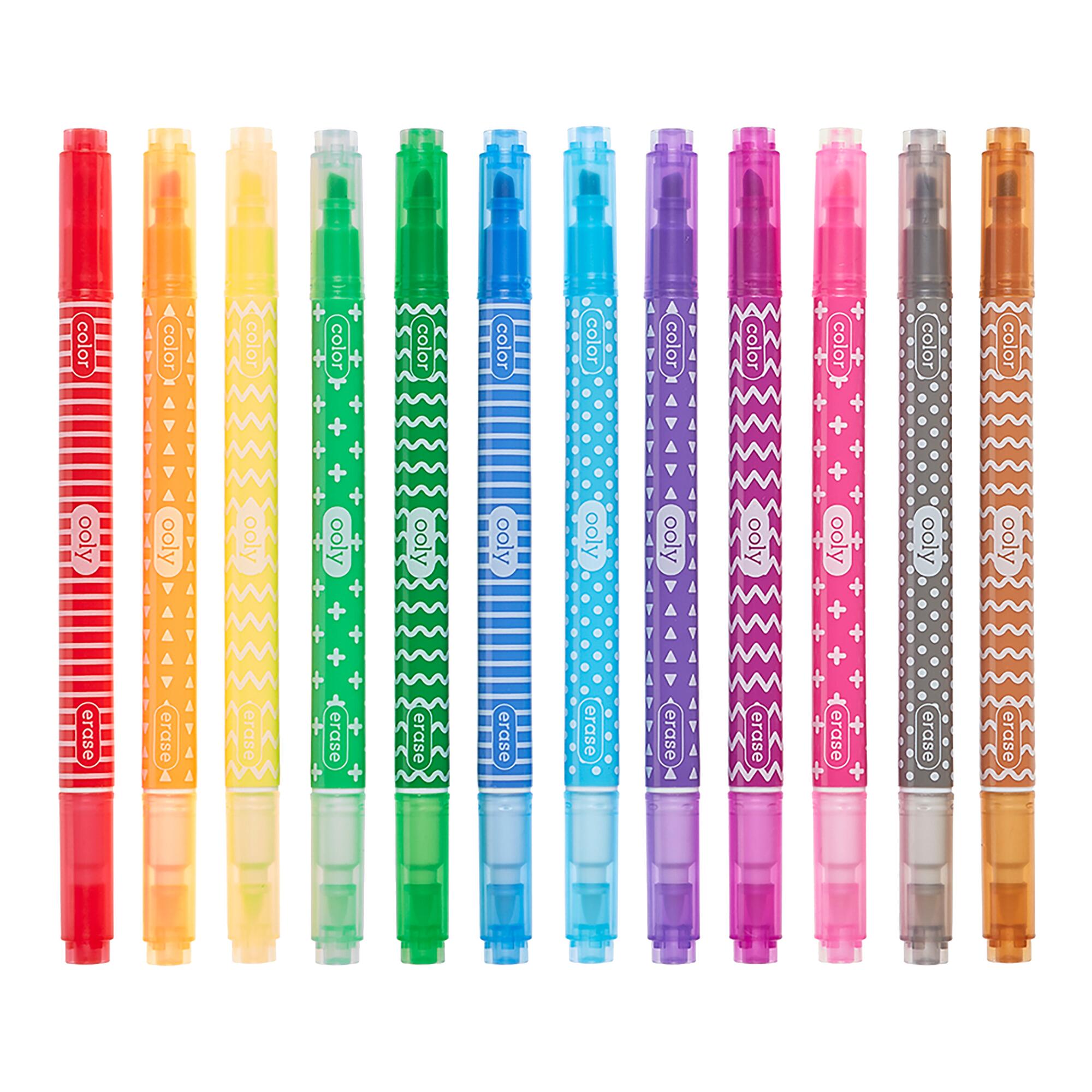 Ooly Make No Mistake Erasable Markers 12 Pack: Multi - Plastic by World Market