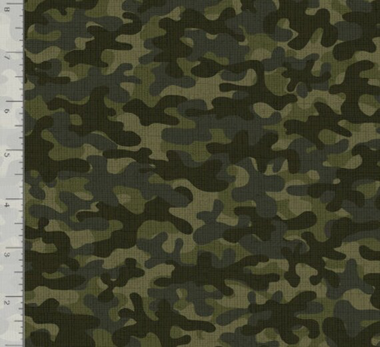 Camouflage Blender in Green From Dino Trek Collection By Timeless Treasure Fabrics