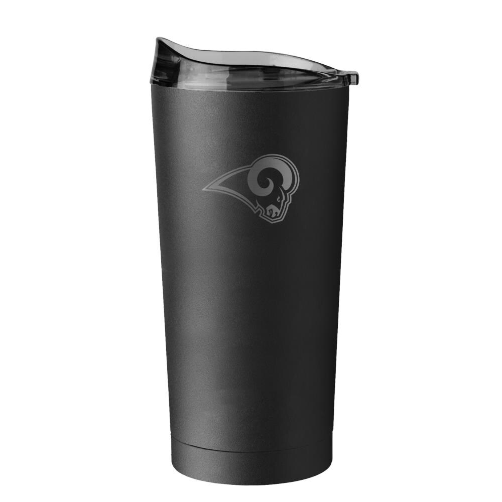 Logo Brands Los Angeles Rams 20-fl oz Stainless Steel Black-Cup | 569882
