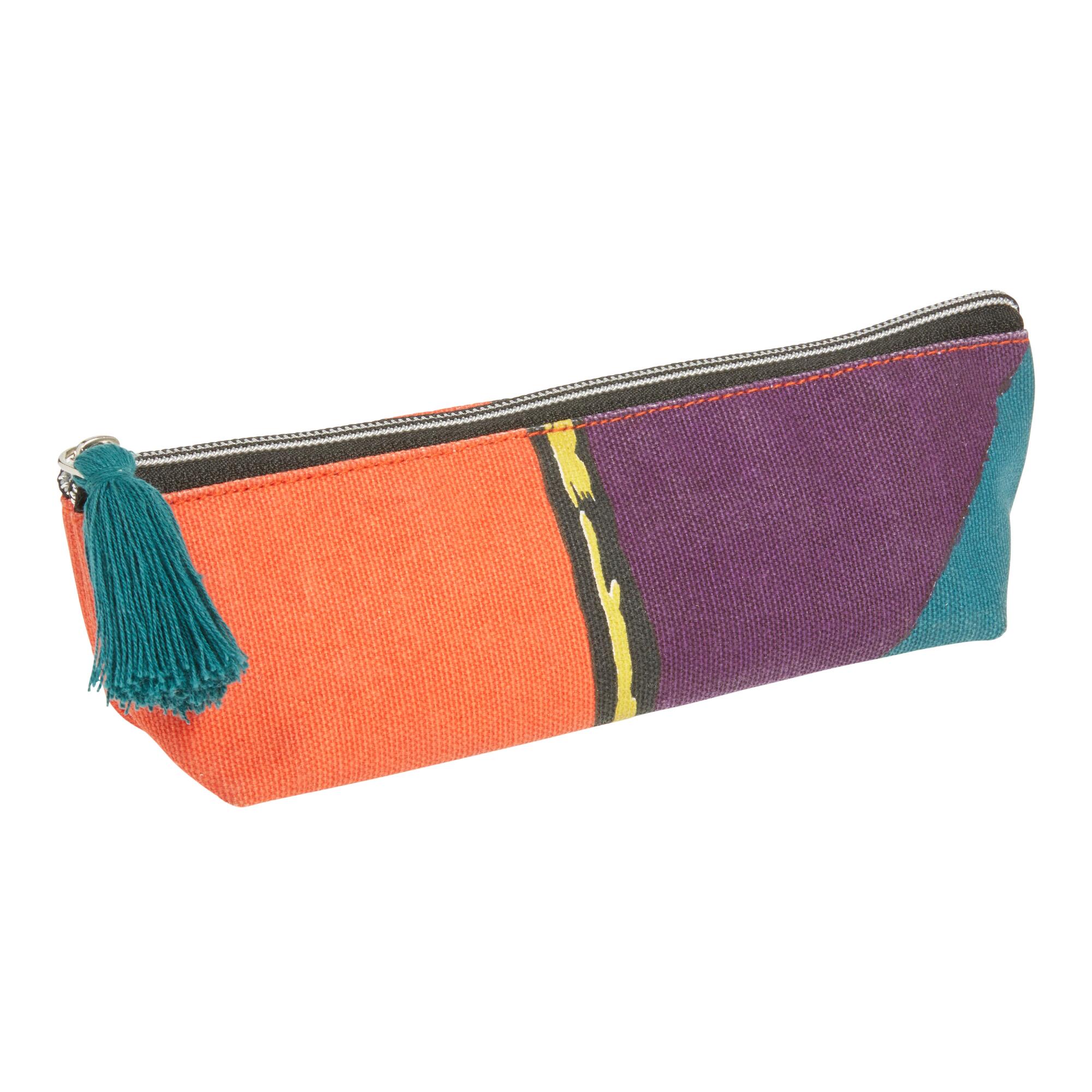 ArtLifting Beautiful Mother Canvas Pencil Case: Multi - Cotton by World Market