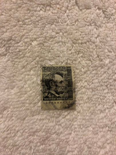 4 Cent Lincoln Stamp