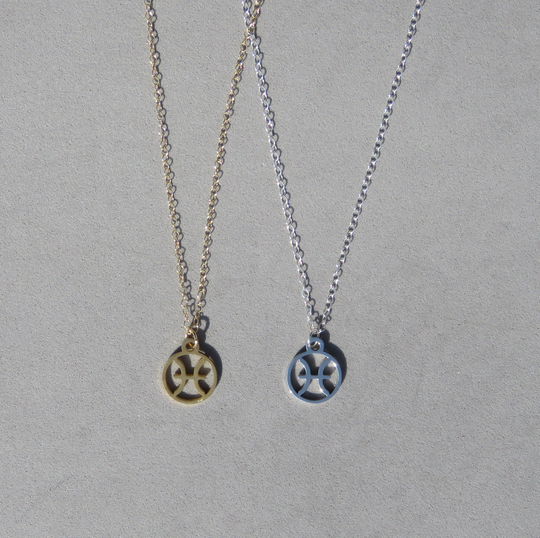 Pisces Necklace Gold Plated Or Stainless Steel 301