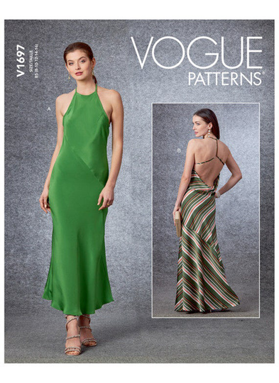 Vogue 1697 Uncut Pattern For Misses Dresses Sizes 6-14 Or 16-24