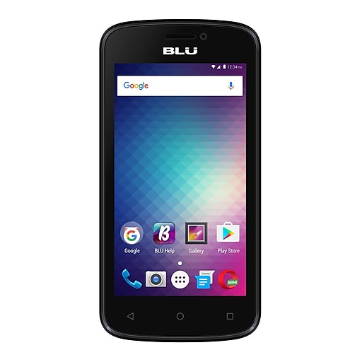 BLU Advance 4.0M Unlocked GSM Quad-Core Phone - Blue
